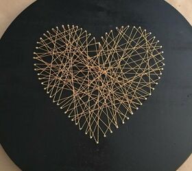 19 amazing string art creations to give a try, Create a String Heart
