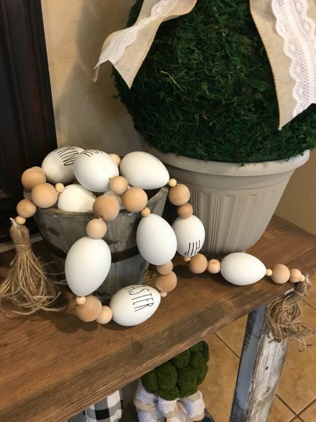 guirnalda de huevos de pascua