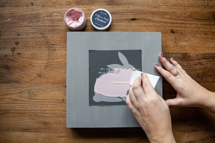 projeto de arte de primavera um coelho te ama
