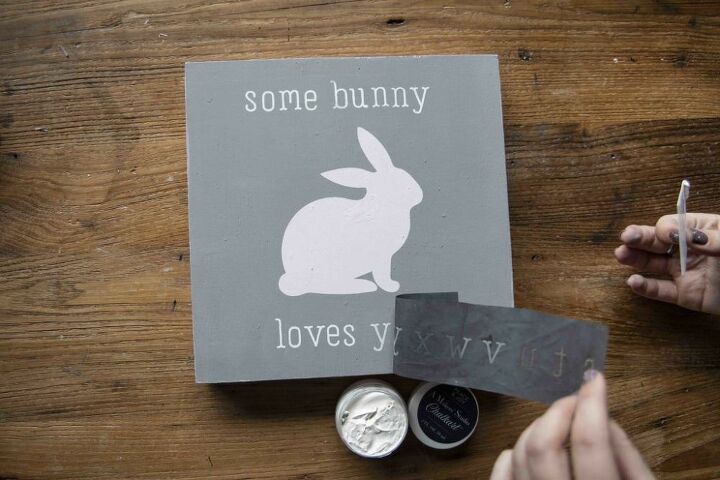 projeto de arte de primavera um coelho te ama