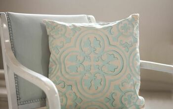 Make Your Own Stylishly Stenciled Trompe L’Oeil Pillow