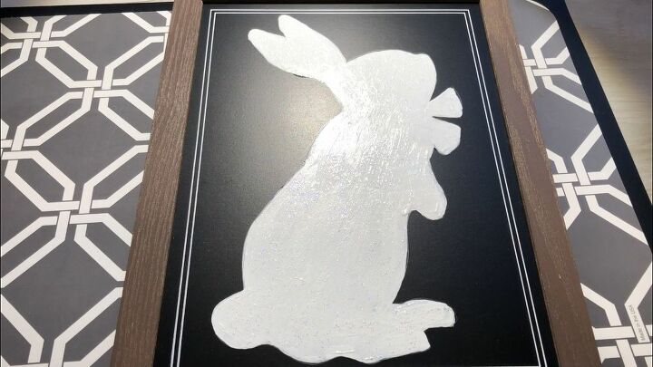 cartaz de primavera com coelho brilhante