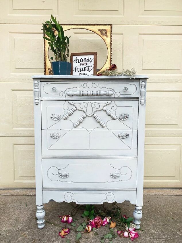 how to paint an antique chest of drawers with jolie furniture paint