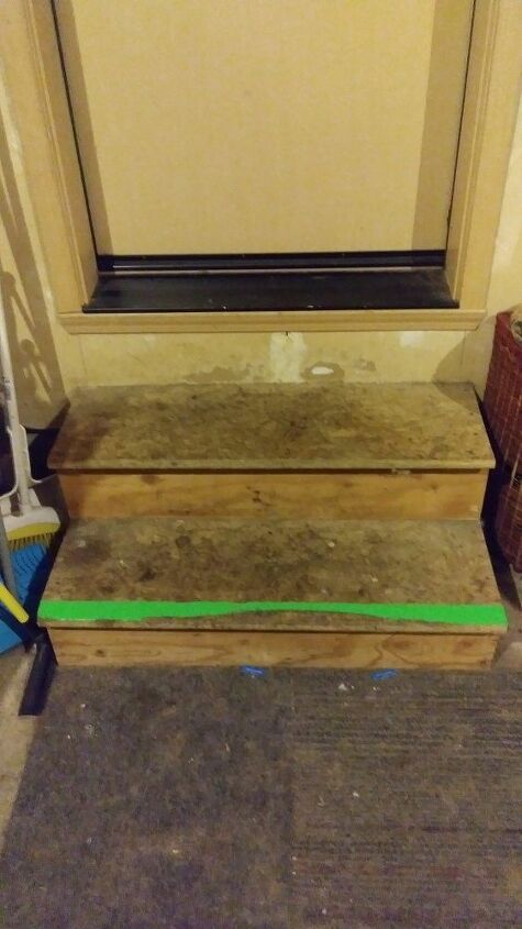 how do i make a pet ramp for only 2 stairs for my aging dog