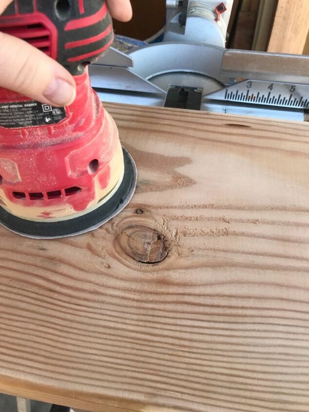 diy hula hoop wood shelf, Sand