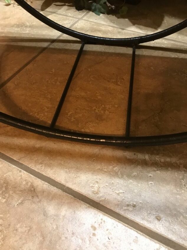 diy hula hoop wood shelf, Add Dowels