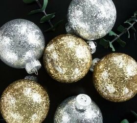 homemade christmas ornaments, Glitter Ornaments Brittany by Brittany Goldwyn