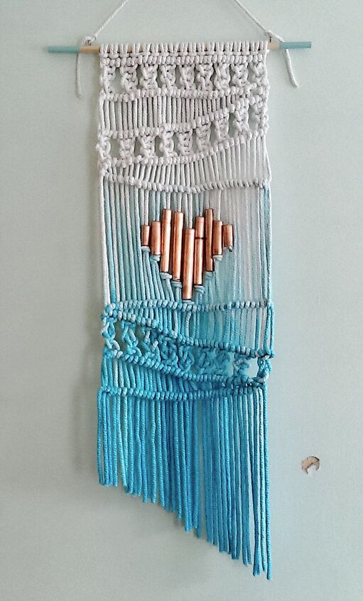 20 diy wall hanging decor to spruce up your space, Modern Macrame Wall Hanging