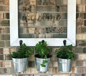 20 diy wall hanging decor to spruce up your space, Frame Your Planter in the Perfect Wall
