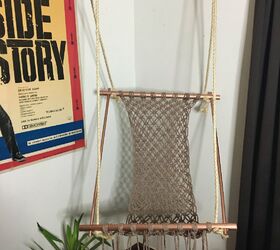20 diy wall hanging decor to spruce up your space, Magical Macrame Hanging Chair