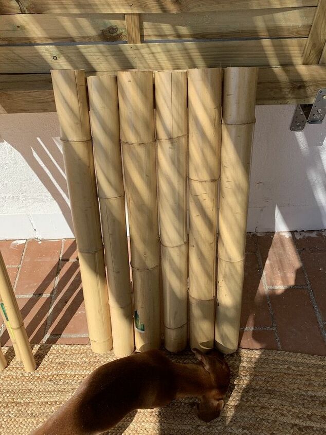 cadeiras de balano de bambu de estilo maldivo