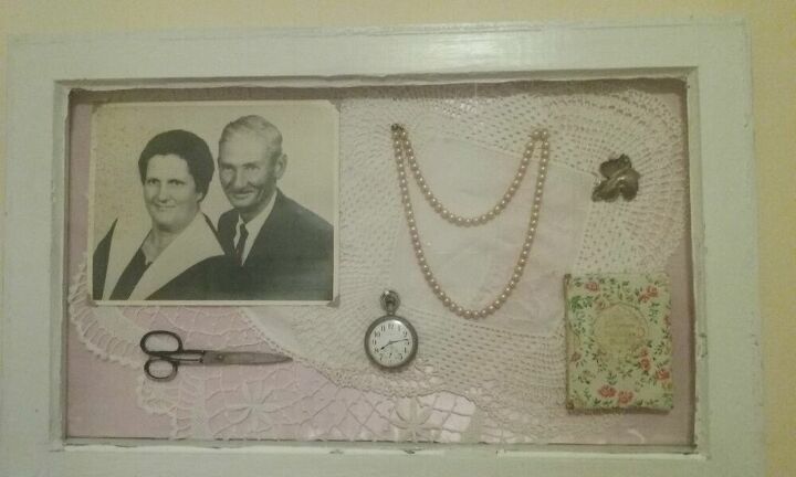 s shadow box ideas, Use an Old Window Frame