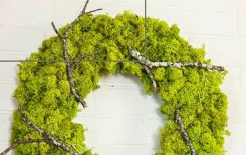 How to Make a Simple Spring Moss Wreath