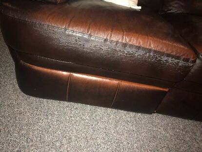 Fading On A Real Leather Couch, How To Fix Faded Leather Sofa