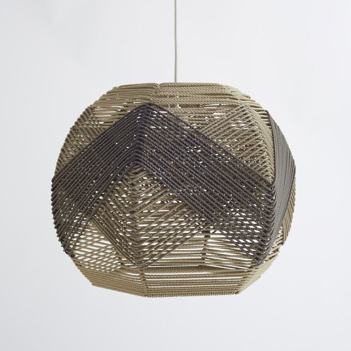 18 woven basket ideas and more weaving projects to liven up your home, Make Your Own Woven Twine Lampshade