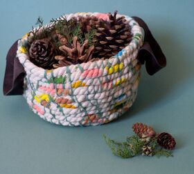 18 woven basket ideas and more weaving projects to liven up your home, Use Rope for a Woven Basket