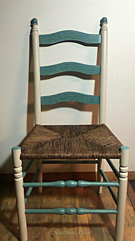 18 idias de cestas tecidas e mais projetos tecidos para animar sua casa, Como tecer um assento de cadeira de encosto de escada com fibra de orvalho