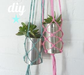 simple elegant and affordable what is not to love about macrame, The Simplest Macrame Plant Hangers