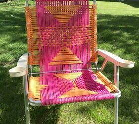 simple elegant and affordable what is not to love about macrame, The Perfect Lawn Chair Made with Macrame