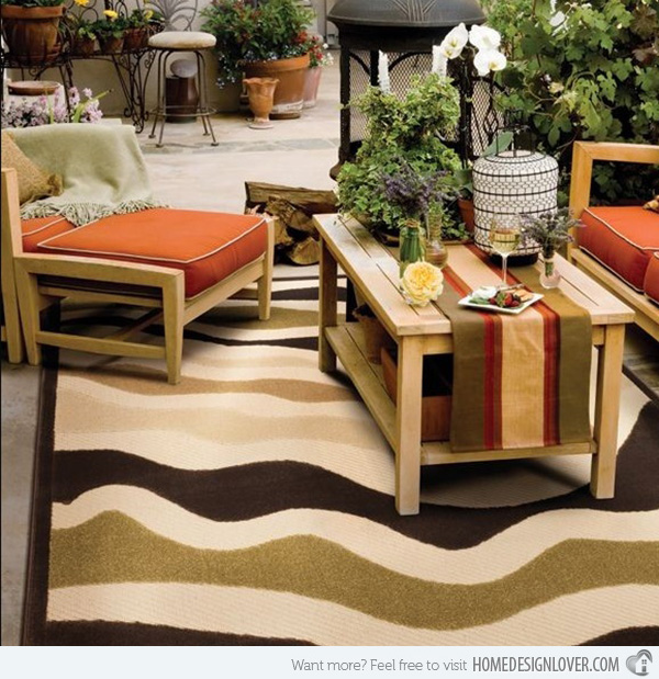 12 alfombras perfectas para complementar cualquier habitacin de su casa, Alfombras decorativas para exteriores