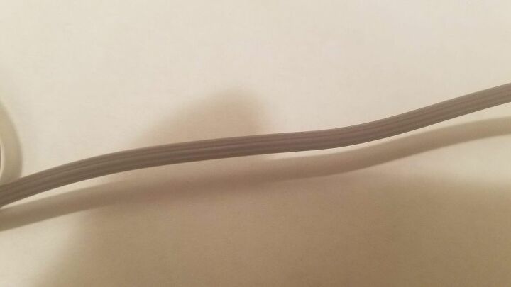 light fixture with two brown wires, The neutral wire is the one with the ridges