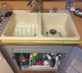 q please help me figure out how to install a farmhouse apron sink