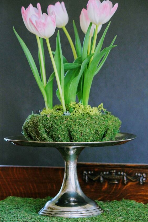 elevated tulips for easter and beyond