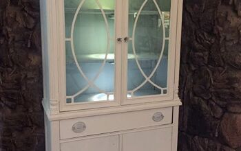 Chalk Paint Goodwill Hutch Makeover