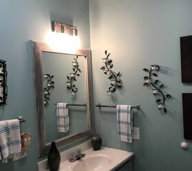 Marco de espejo de baño DIY