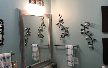 DIY Bathroom Mirror Frame