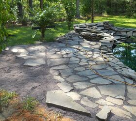 amazing patio ideas to create an outdoor paradise, Paver Patio Ideas Flagged and Fabulous