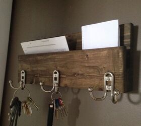 how to make a mail organizer to de clutter your counter tops, Organize Your Mail and Your Keys