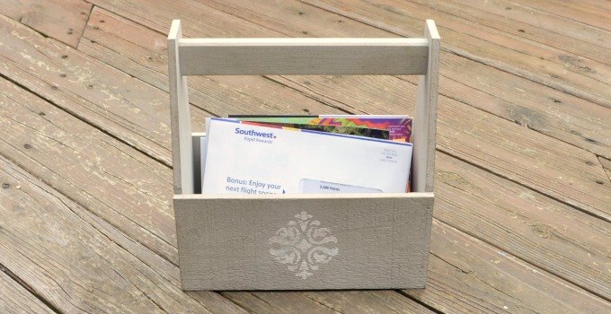 how to make a mail organizer to de clutter your counter tops, The Best Things Come in Small Mail Organizers