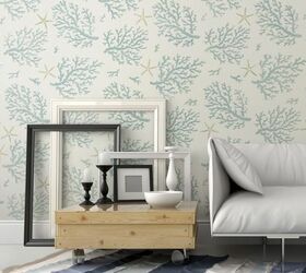 coastal inspired wallpapers hack using nautical stencils