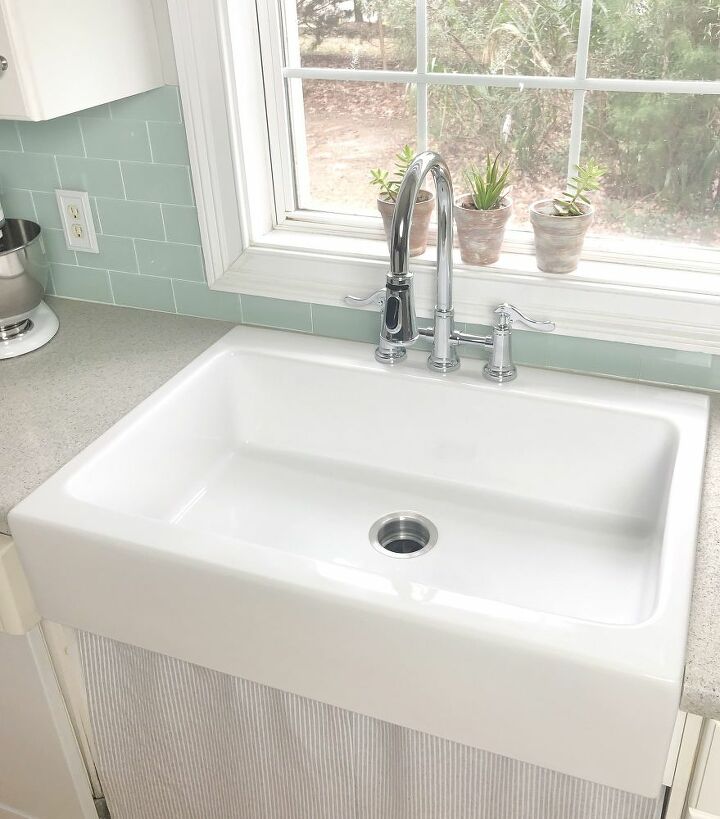 how to install a farmhouse drop in sink