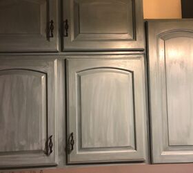 repurposed laundry room cabinets with country chic paints, Finished project