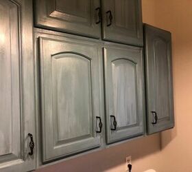 repurposed laundry room cabinets with country chic paints, Impresionante