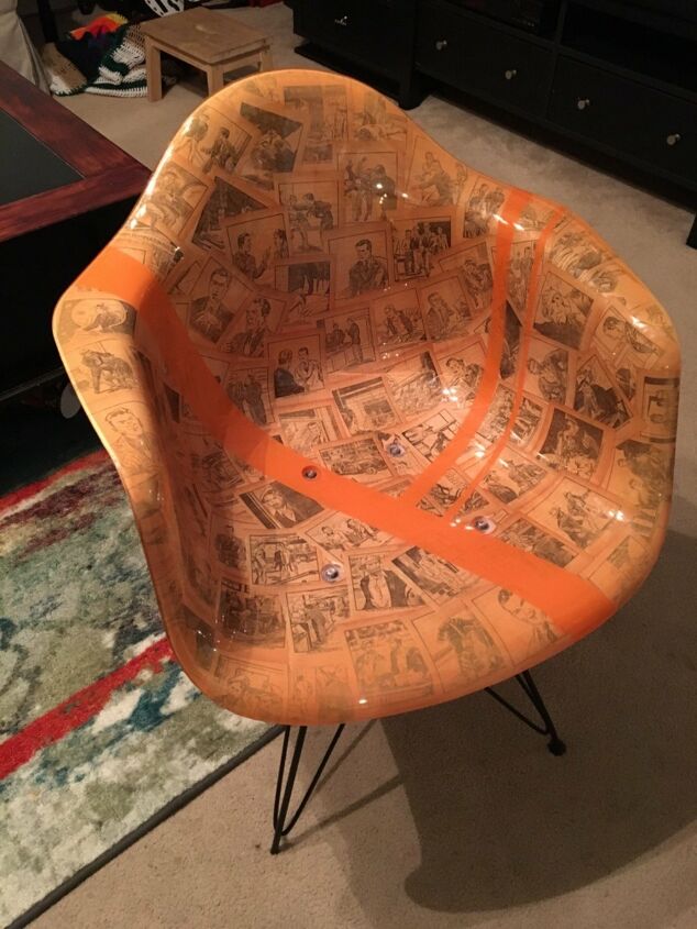 Plastic to Retro Office Chair