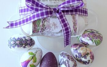 Decoupage Egg Cartons