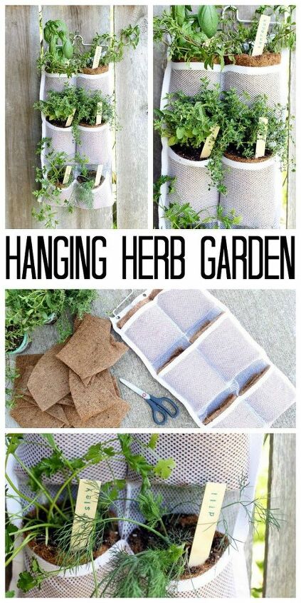 diy hanging herb garden