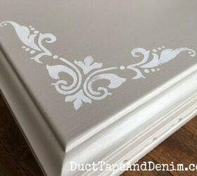 how to refurbish a stained jewelry box