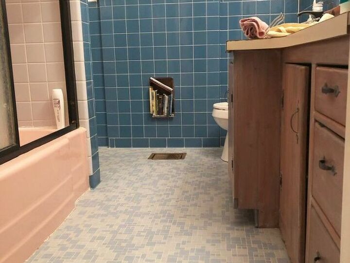 q dated bathroom floor what to do