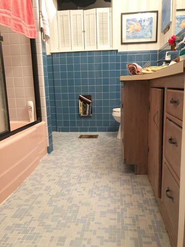 q dated bathroom floor what to do