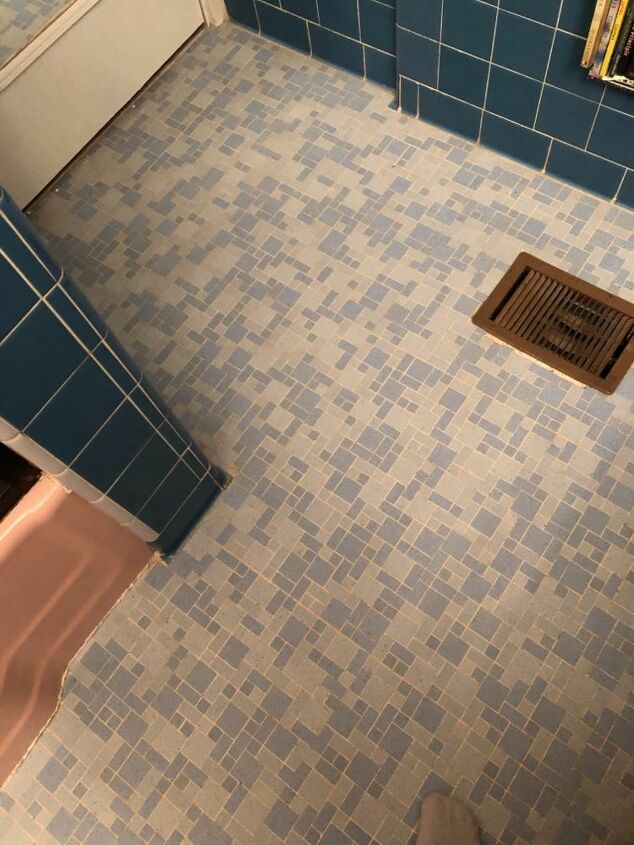 q dated bathroom floor what to do