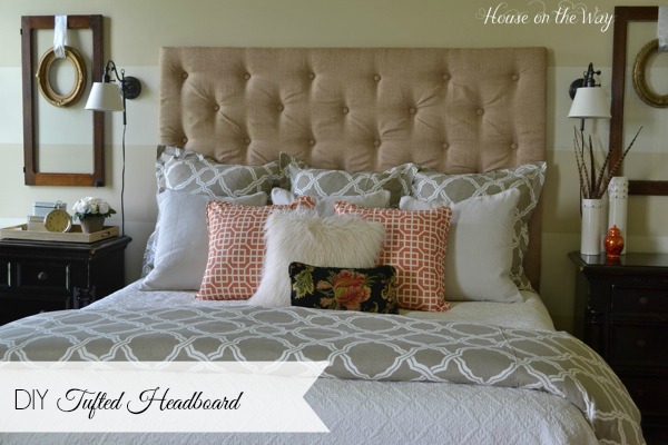 21 diy headboard ideas designed to spruce up your bedroom, Discover How to Make a Tufted Headboard and Spend Less Than 150