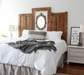 21 ideas de cabeceros diy diseadas para embellecer tu dormitorio, Aprenda a hacer un cabecero y un marco de cama de bricolaje