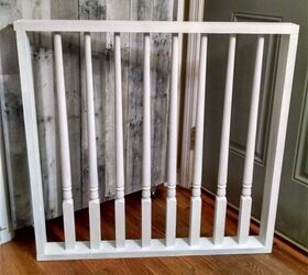 foolproof and creative top ways to make your own diy baby gate, Sophisticated and Stylish Spindle Baby Gate