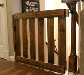 homemade extra wide baby gate