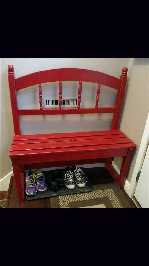 16 dreamy projects for bunk beds with style, Turn Old Bunk Beds into Benches