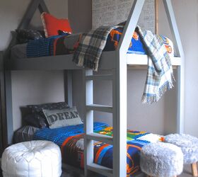 16 dreamy projects for bunk beds with style, Create a House Bed
